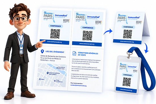 Billetterie événementielle avec billet personnalisé et QR Code